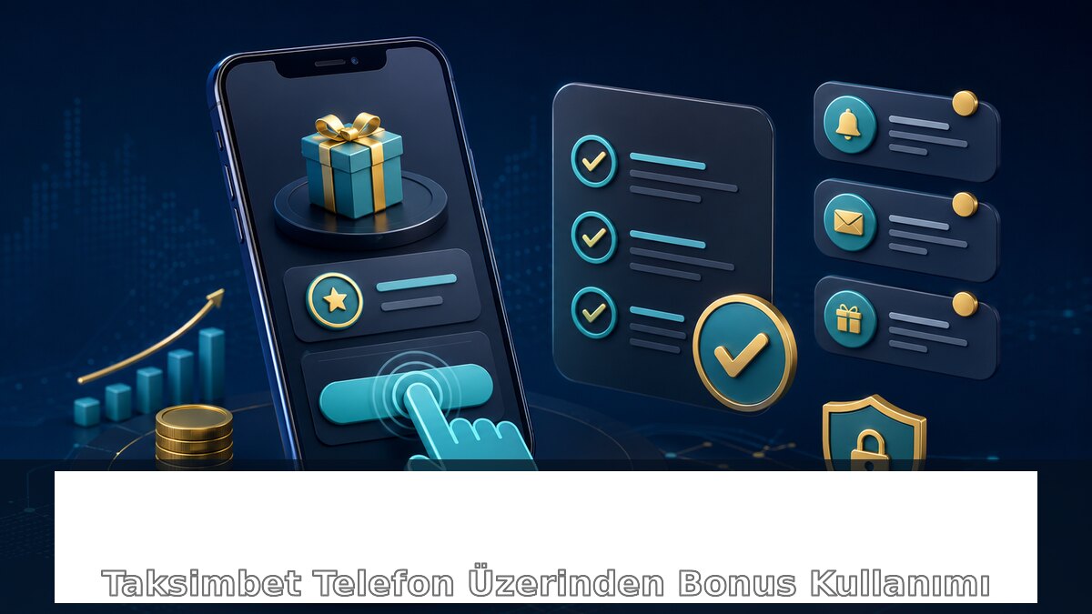 Taksimbet Telefon Üzerinden Bonus Kullanımı hakkında Taksimbet bilgilendirme görseli