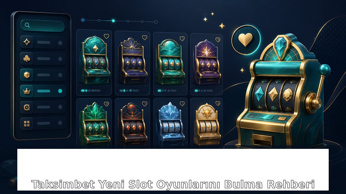 Taksimbet Yeni Slot Oyunlarını Bulma Rehberi hakkında Taksimbet bilgilendirme görseli